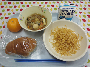 横浜市青葉台小学校の給食